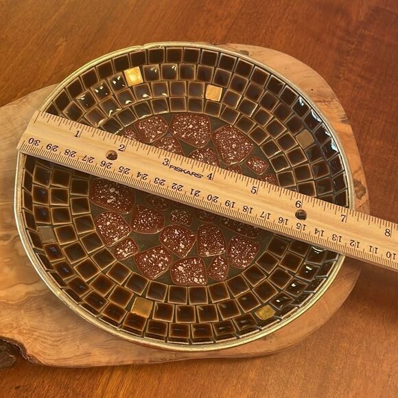 Vintage 1950's Mosaic Bowl - Picture 3 of 7